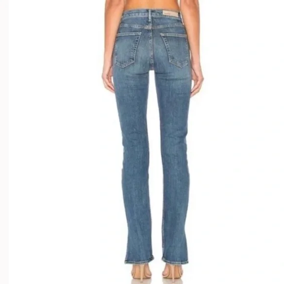 GRLFRND Natalia High-Rise Skinny Split Jean in Ma Belle 27 - Picture 5 of 14